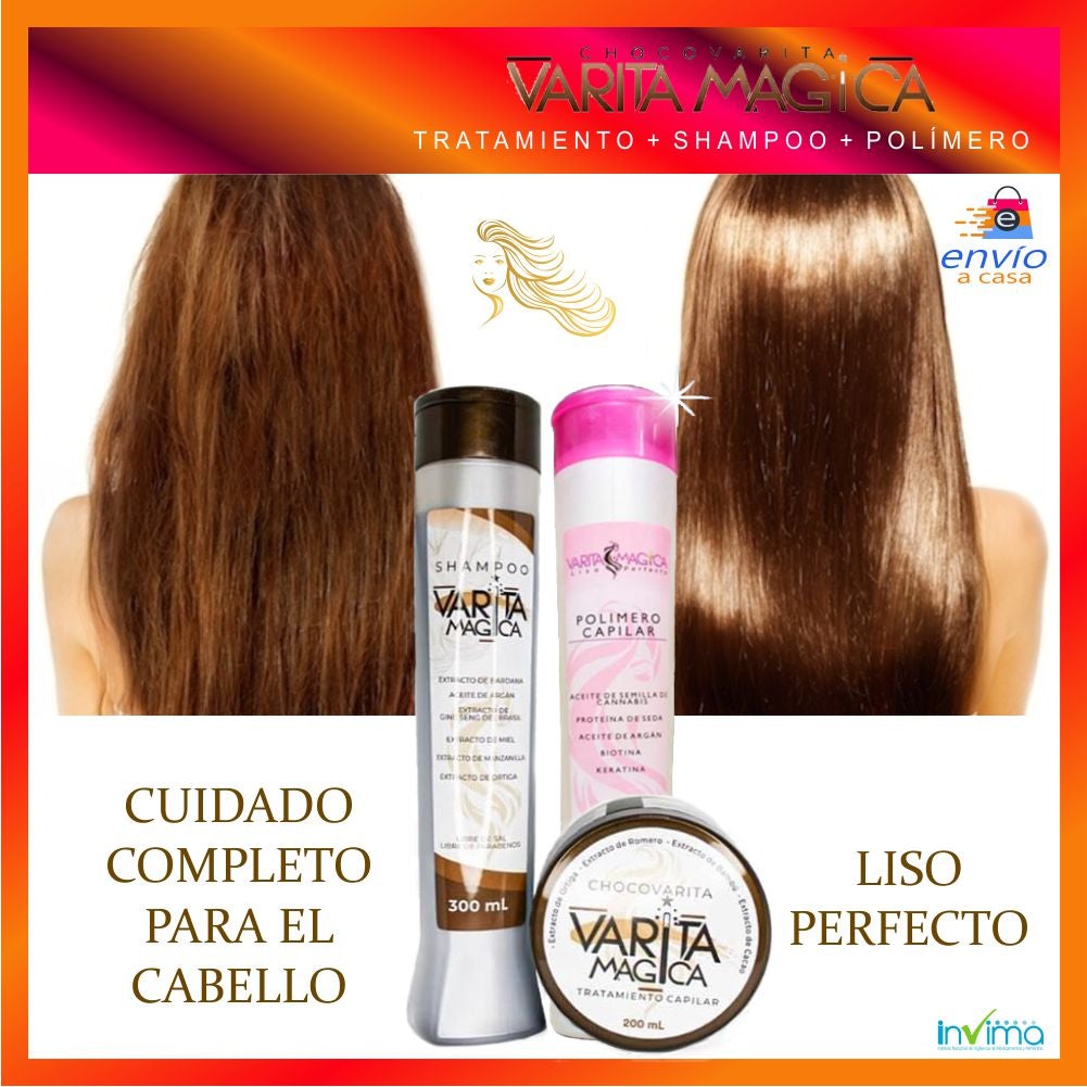 Tratamiento Capilar + Shampoo + Polímero Capilar