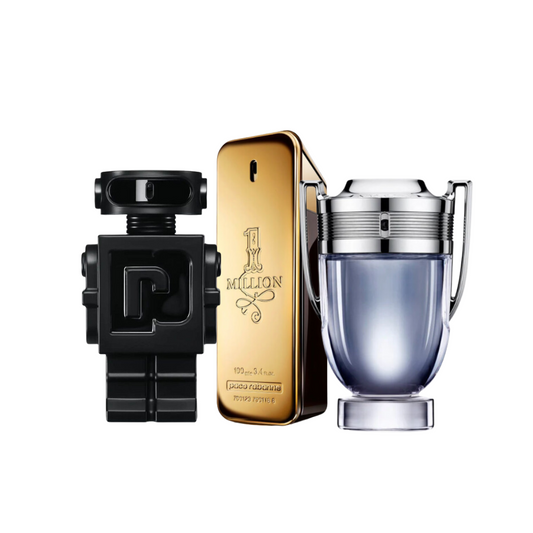 Perfume Paco Phantom Night + Paco One Million+ Paco Invictus