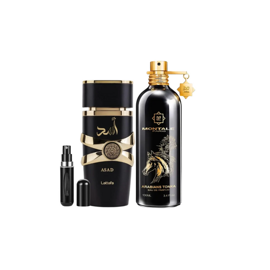 Perfumero + Asad Lattafa + Arabians Tonka
