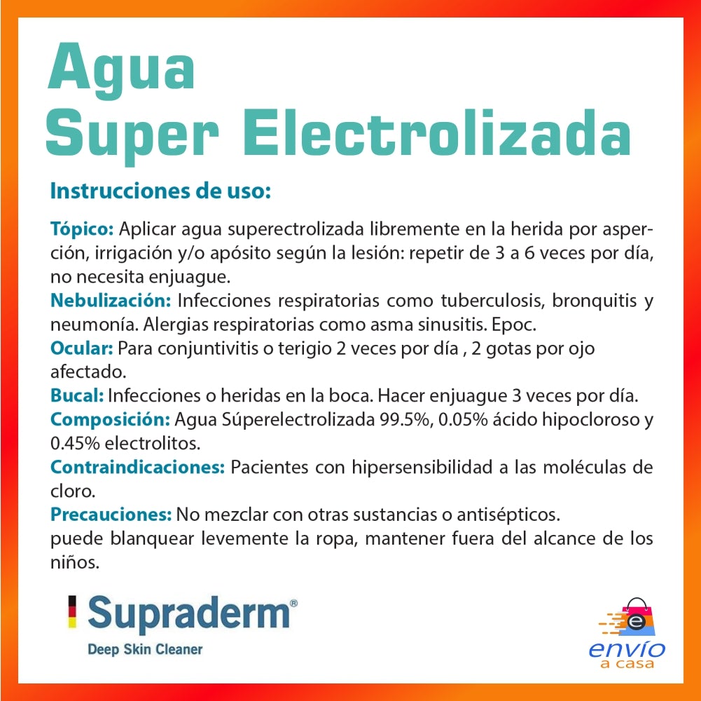 Agua Super Electrolizada - NANO Piel