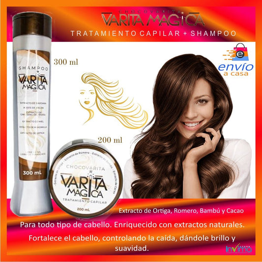 Tratamiento Capilar + Shampoo CHOCOVARITA MÁGICA